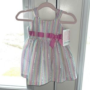 Bonnie Baby girl dress multicolored